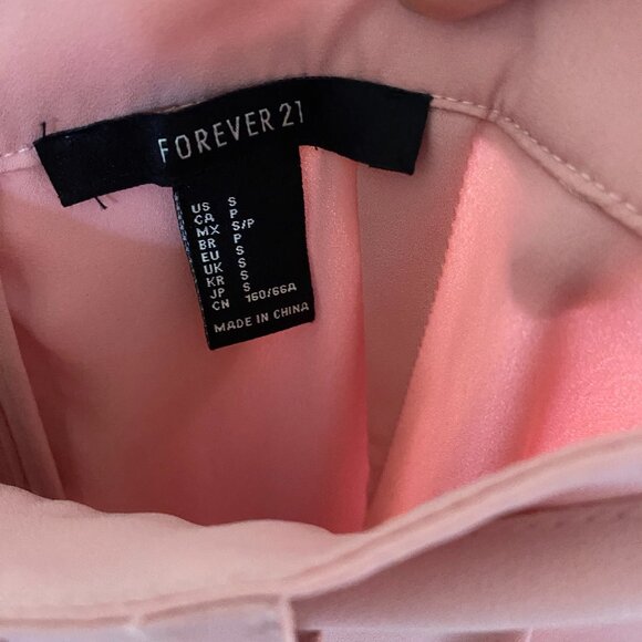 Very new forever 21 light pink midi skirt - Picture 2 of 3